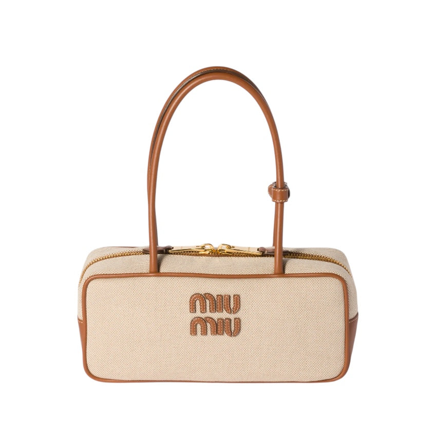 Miu Miu Beau Tote Bag – Colore Sabbia