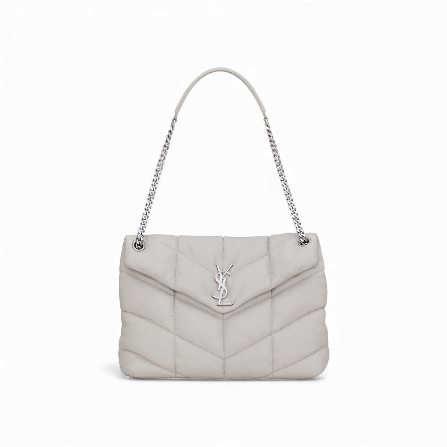 Saint Laurent Puffer Media Grigia