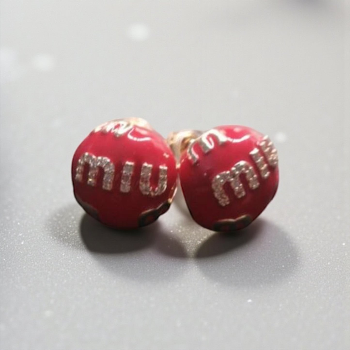 Orecchini Miu Miu Rossi