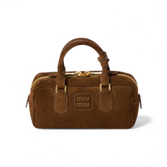 Miu Miu Borsa Arcadie in pelle scamosciata