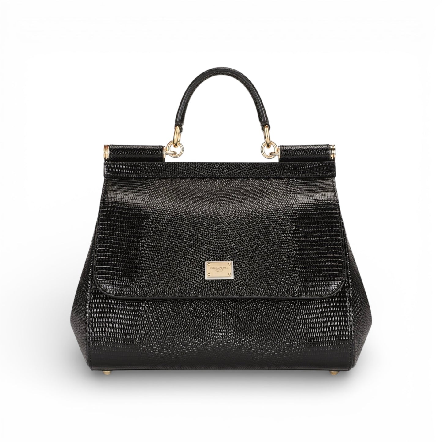 Dolce & Gabbana Borsa Sicily in vernice