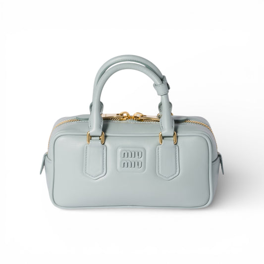 Miu Miu Borsa Arcadie Regular Ghiaccio
