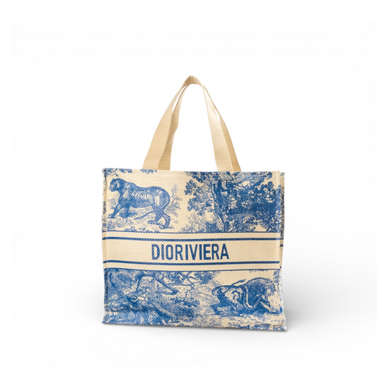 Dior Borsa Tote Dioriviera in paglia