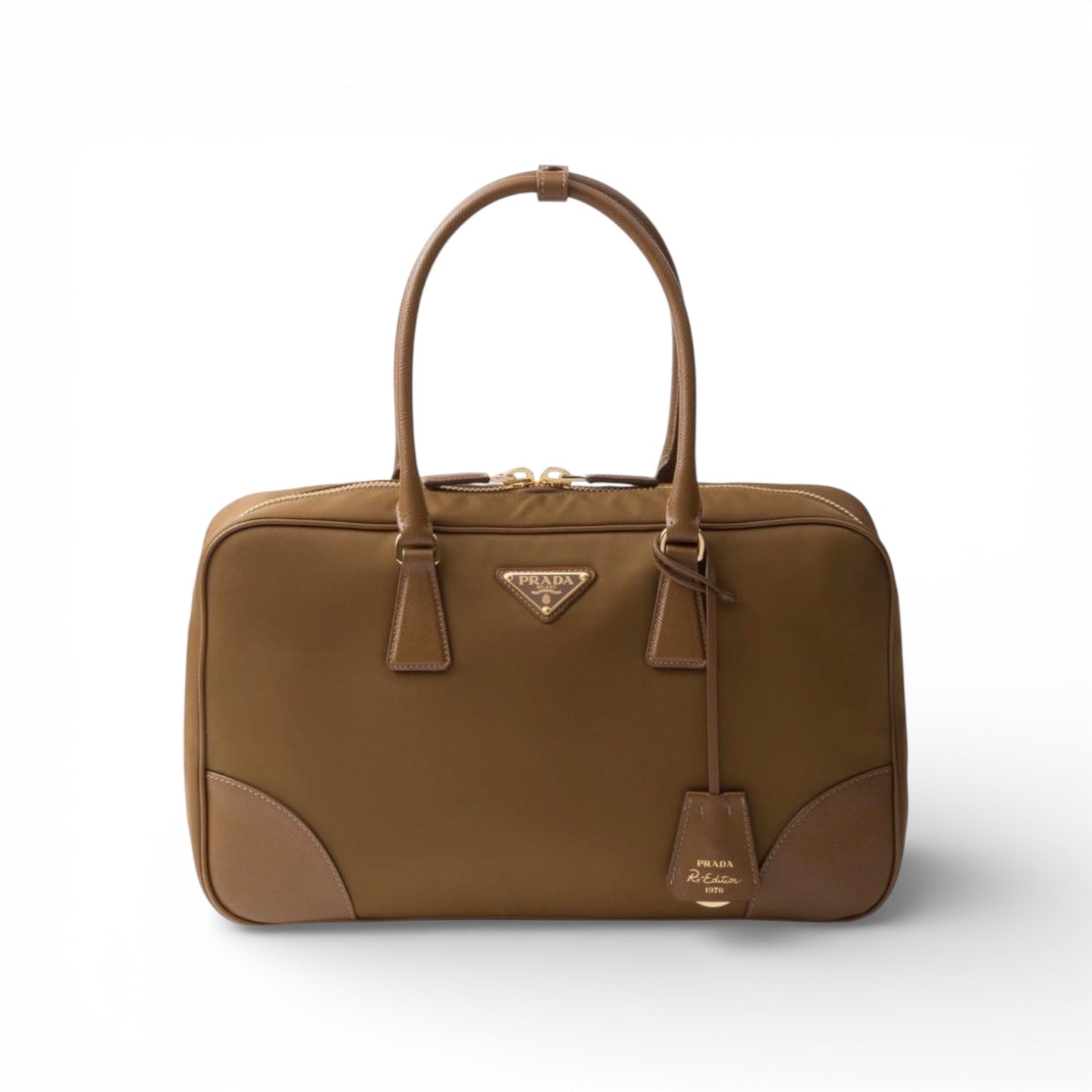 Prada Bauletto Re-Edition 1978 in Re-Nylon e Saffiano