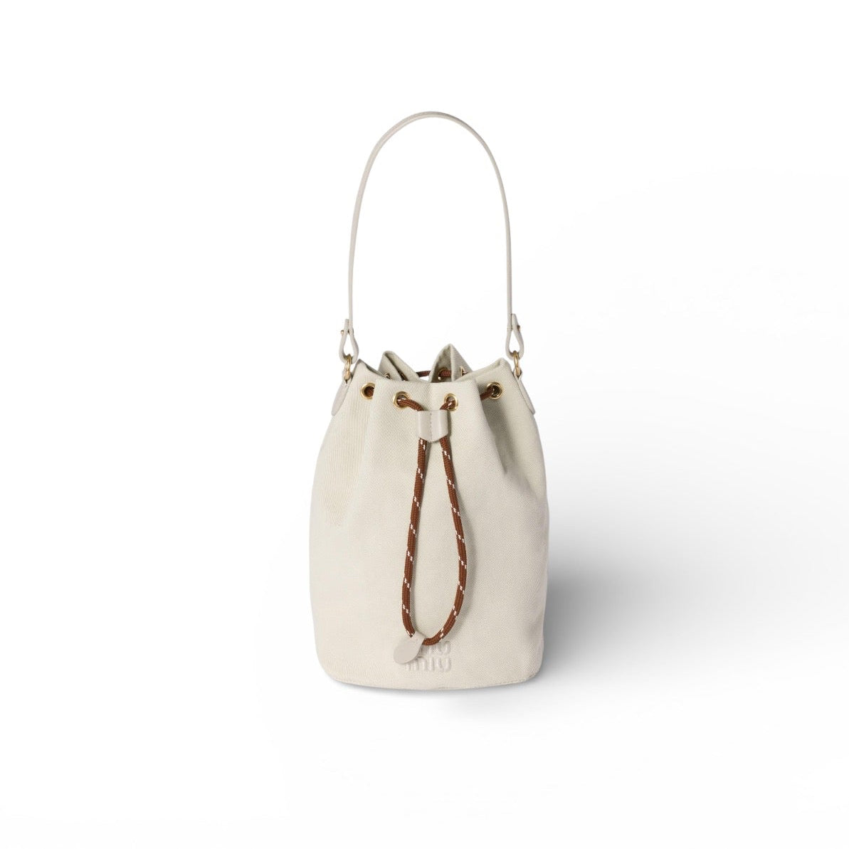 Miu Miu secchiello in Canvas