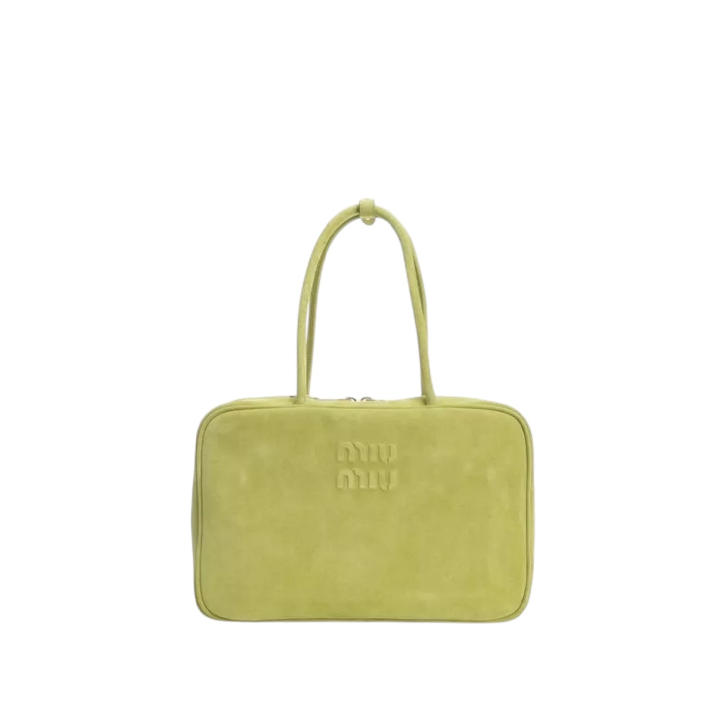 Miu Miu Beau in camoscio - color edera