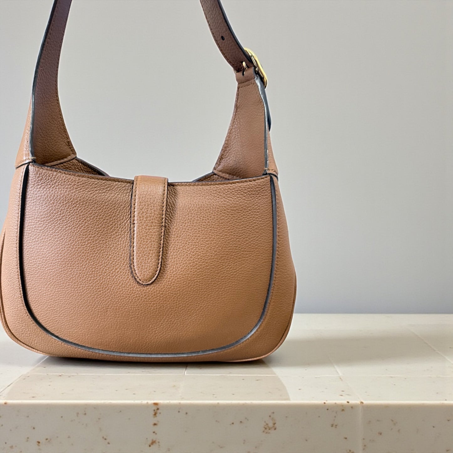 Gucci Jackie 1961 in pelle marrone