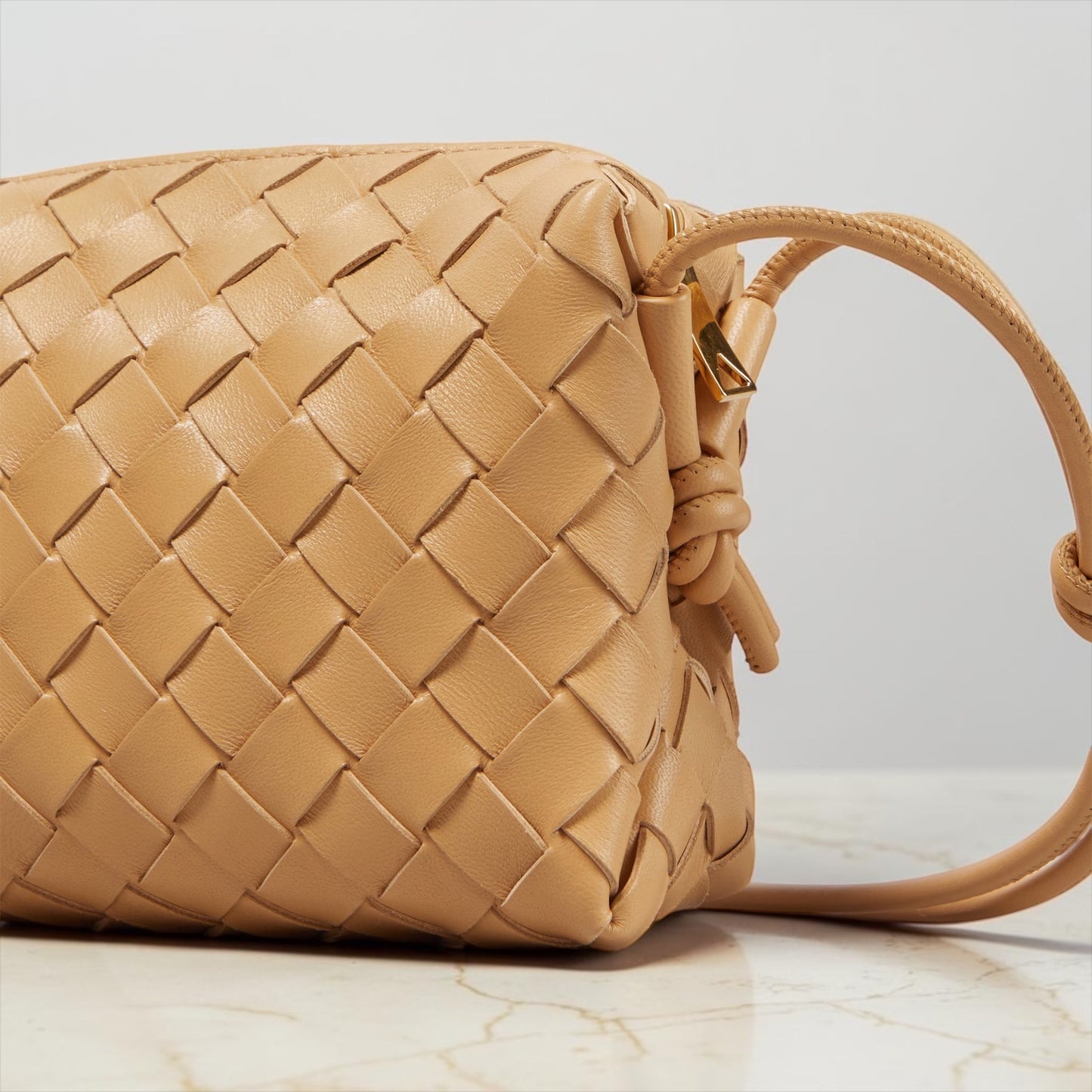 Bottega Veneta Mini Loop Beige