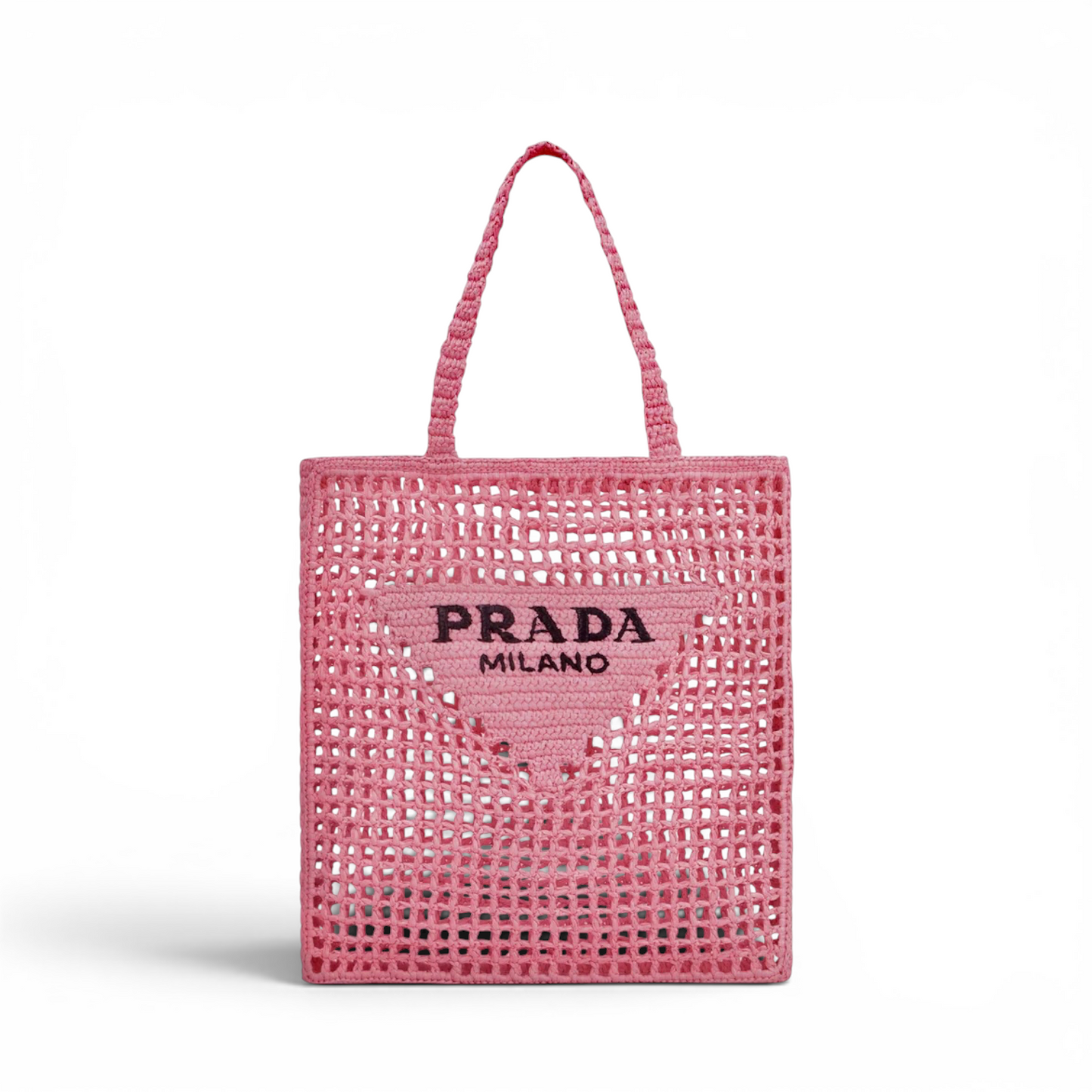 Prada, tote bag in rafia