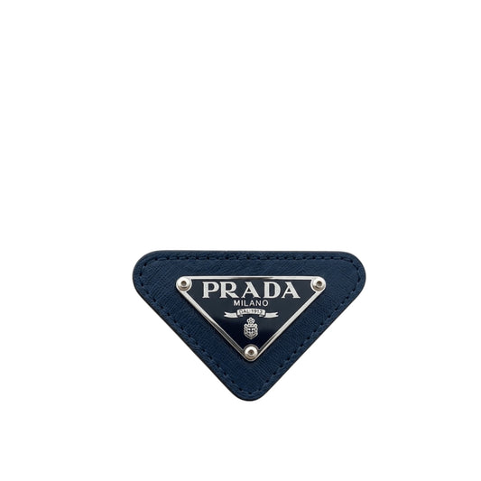 Prada spilla triangle logo