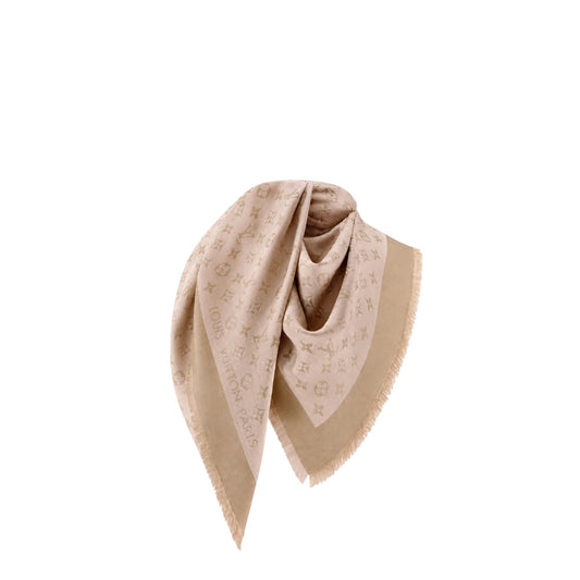 Louis Vuitton Monogram scialle beige
