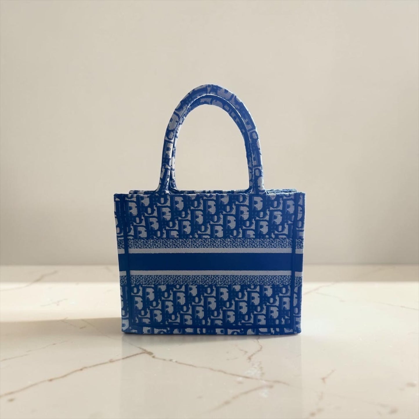 Dior Book Tote Blue Small