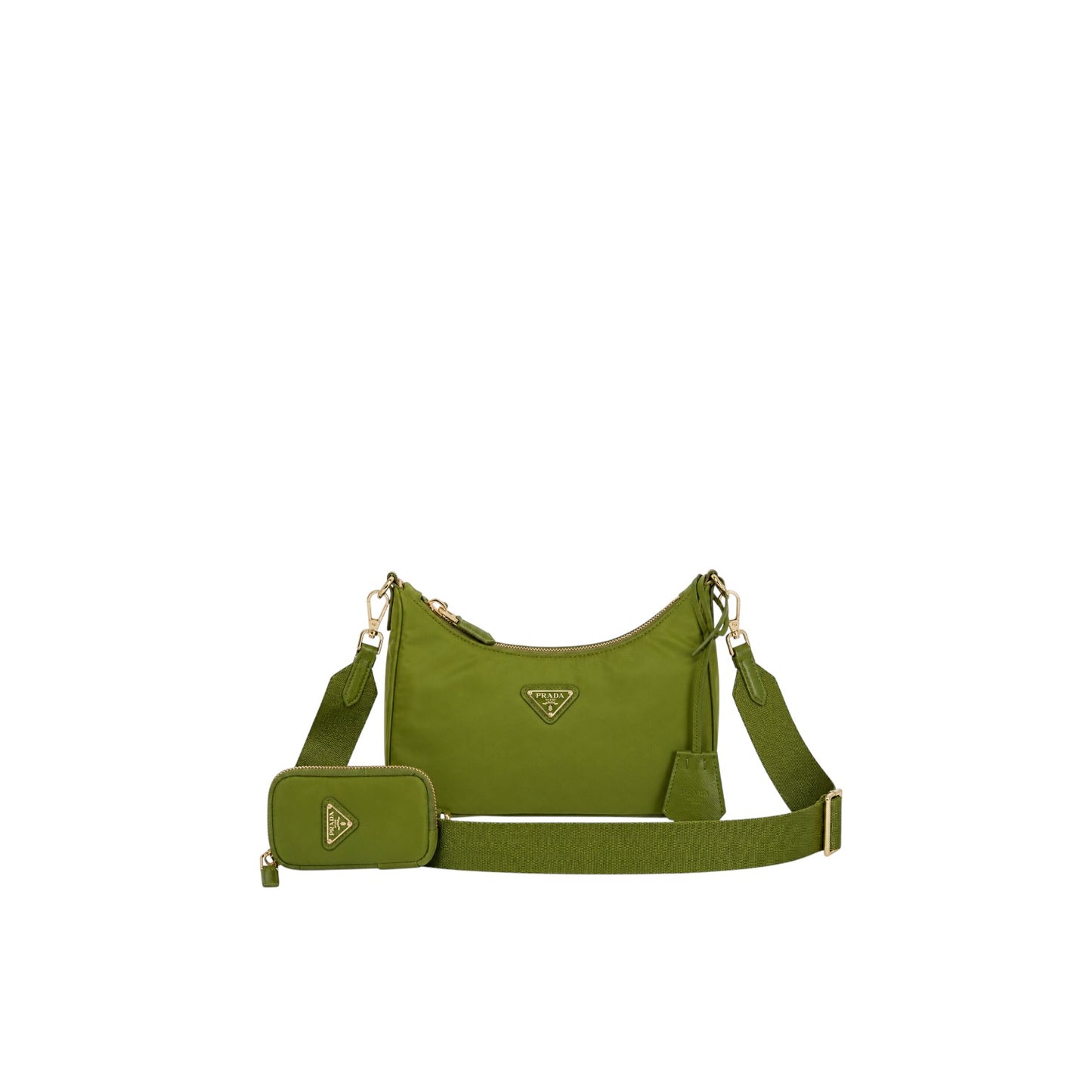 Prada multipochette verde muschio