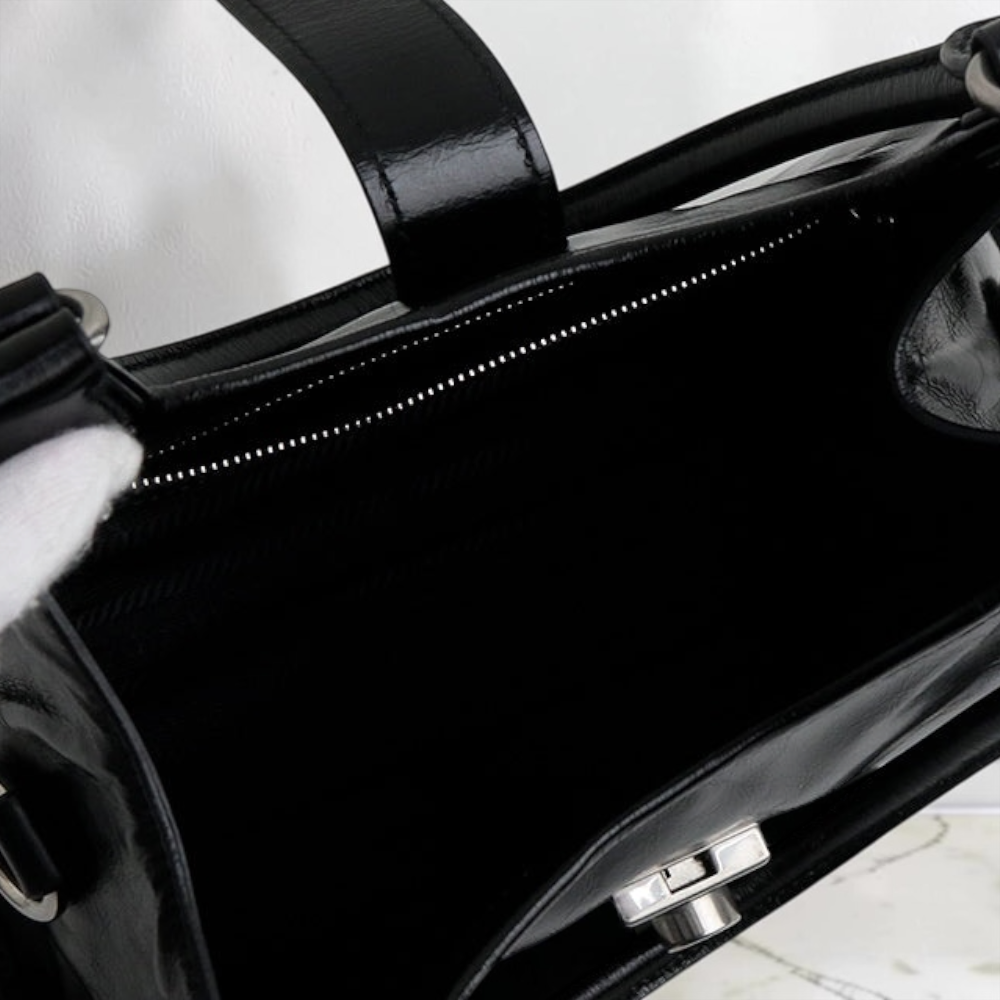 Prada Leather Tote Bag - Nero