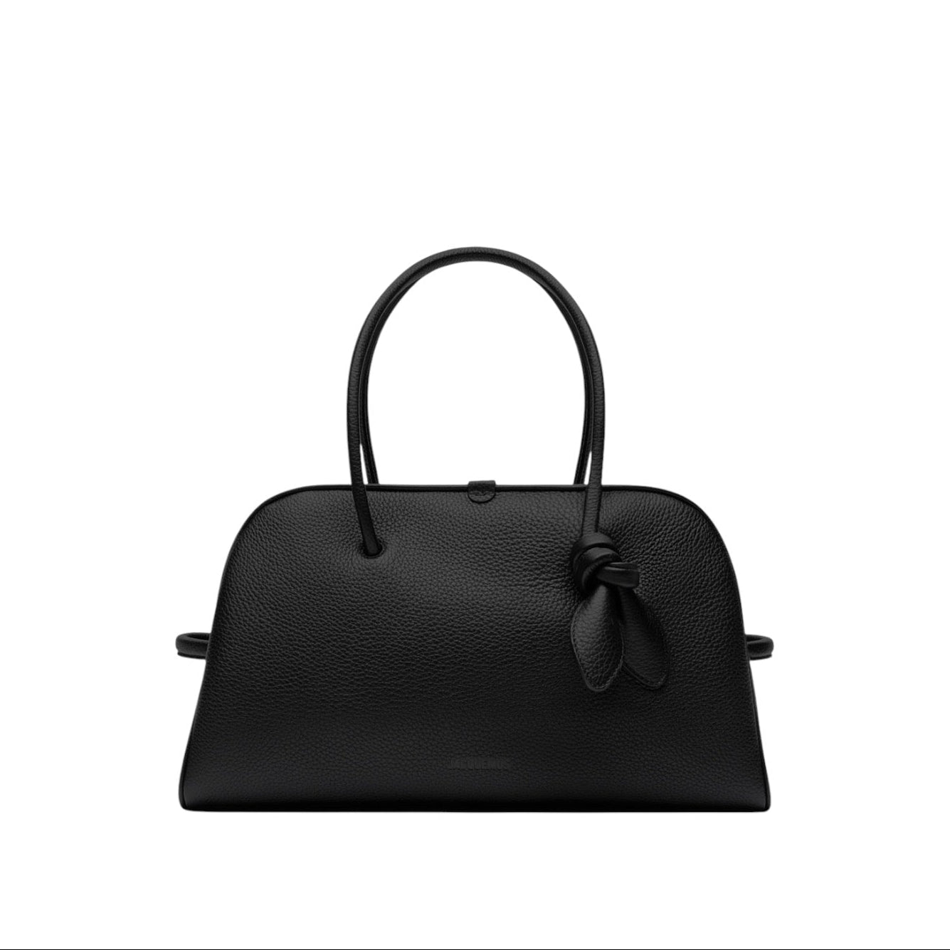 Jacquemus le Turismo in pelle martellata nera