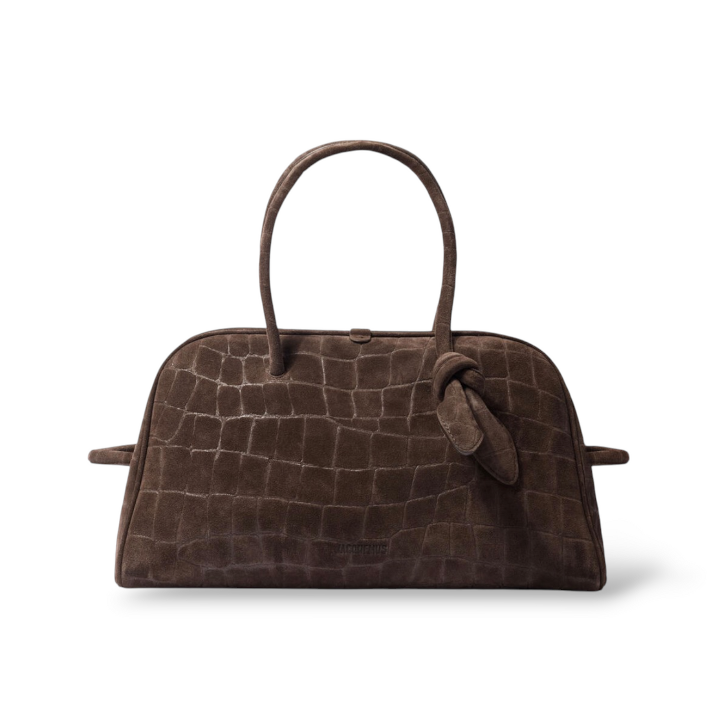 Jacquemus le Turismo in pelle scamosciata marrone