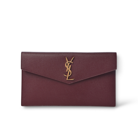 Saint Laurent Pochette Uptown Bordeaux