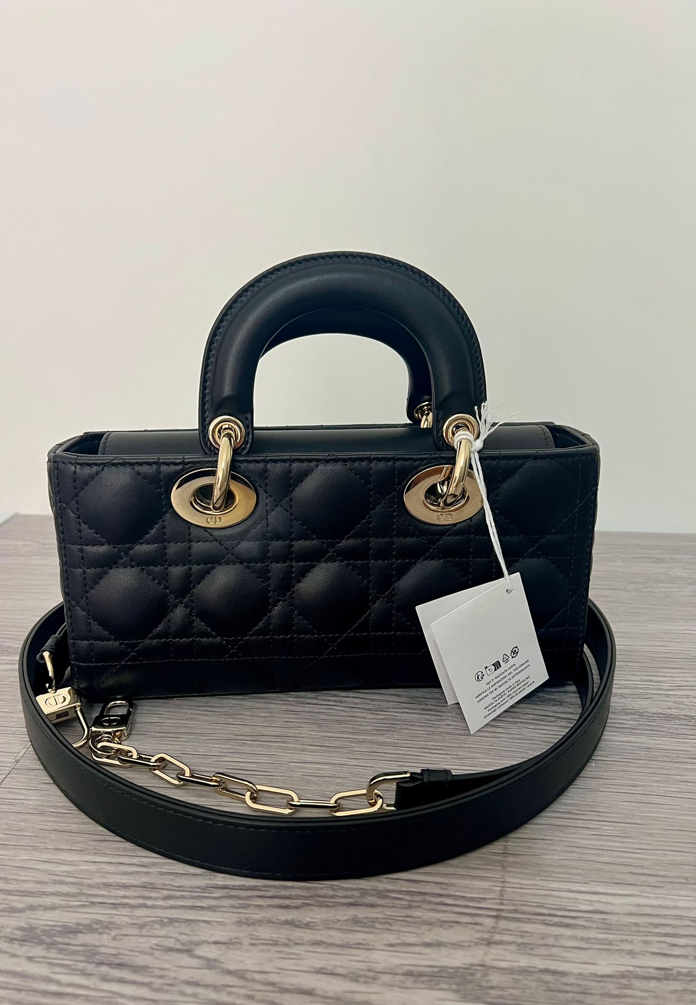 Dior Lady D-Joy in Pelle di Agnello Cannage Nera