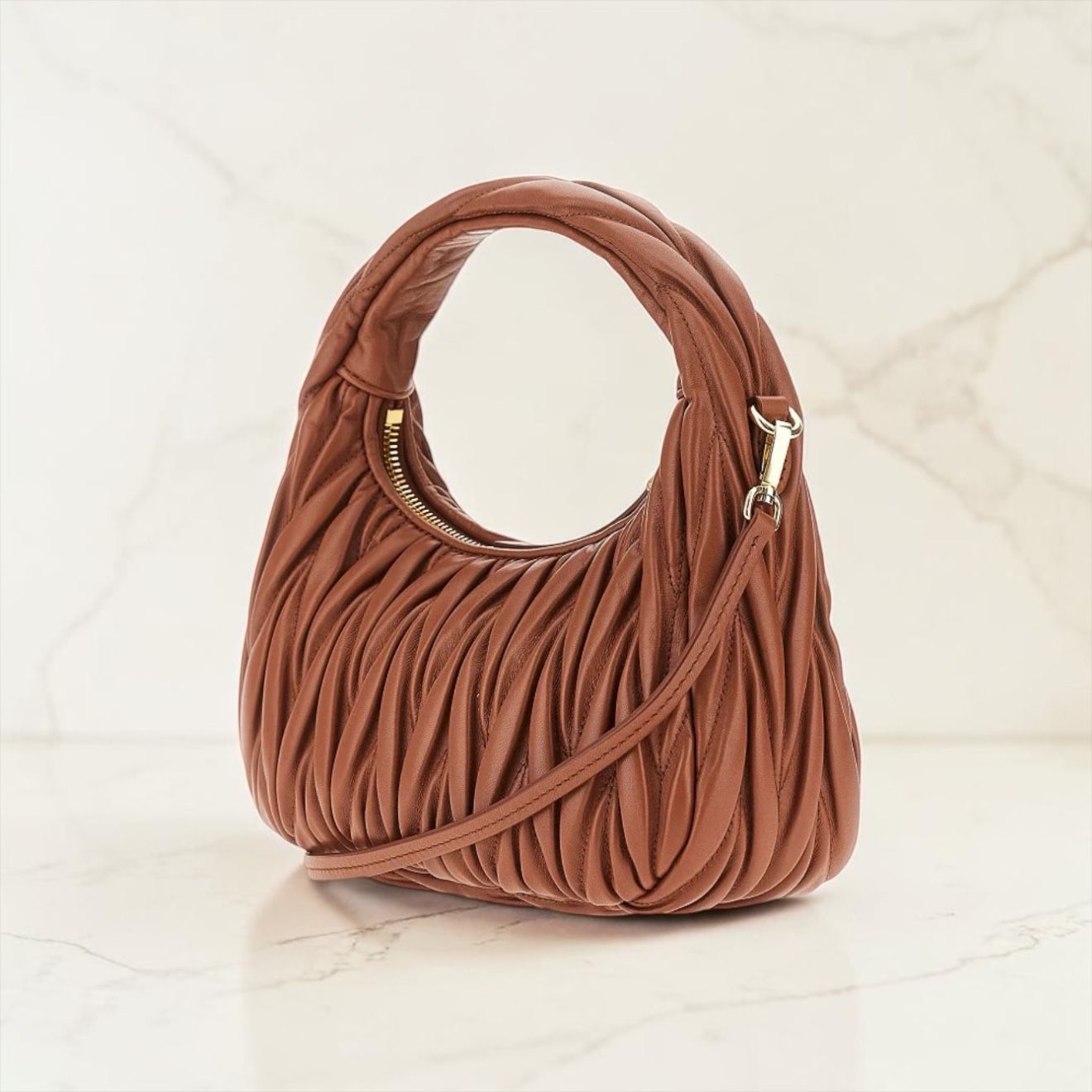 Miu Miu Borsa Wander Cognac