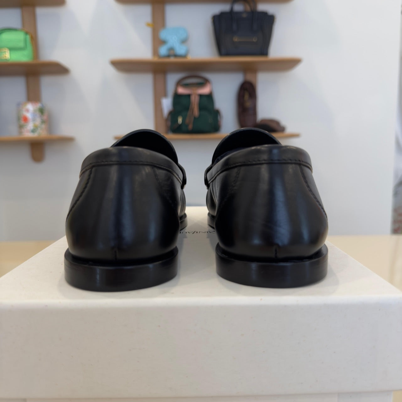 Saint Laurent Mocassini in pelle nera