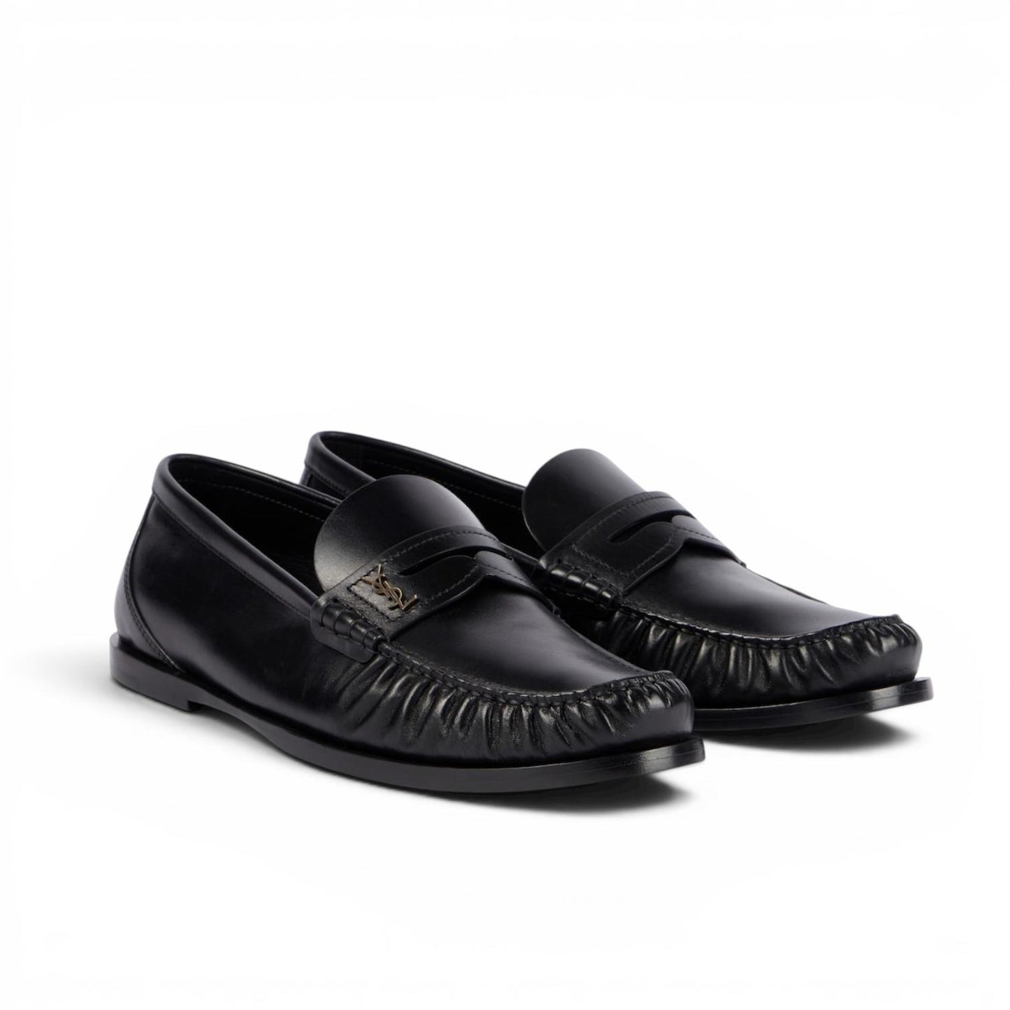 Saint Laurent Mocassini in pelle nera