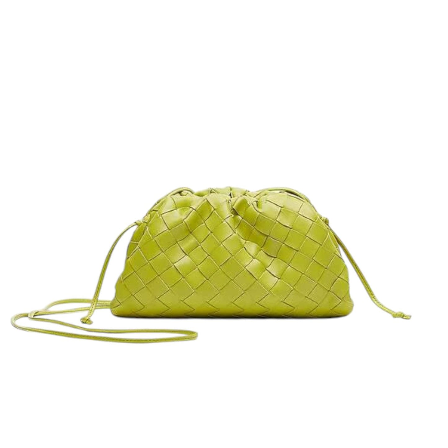 Bottega Veneta Mini Pouch Intrecciata lime