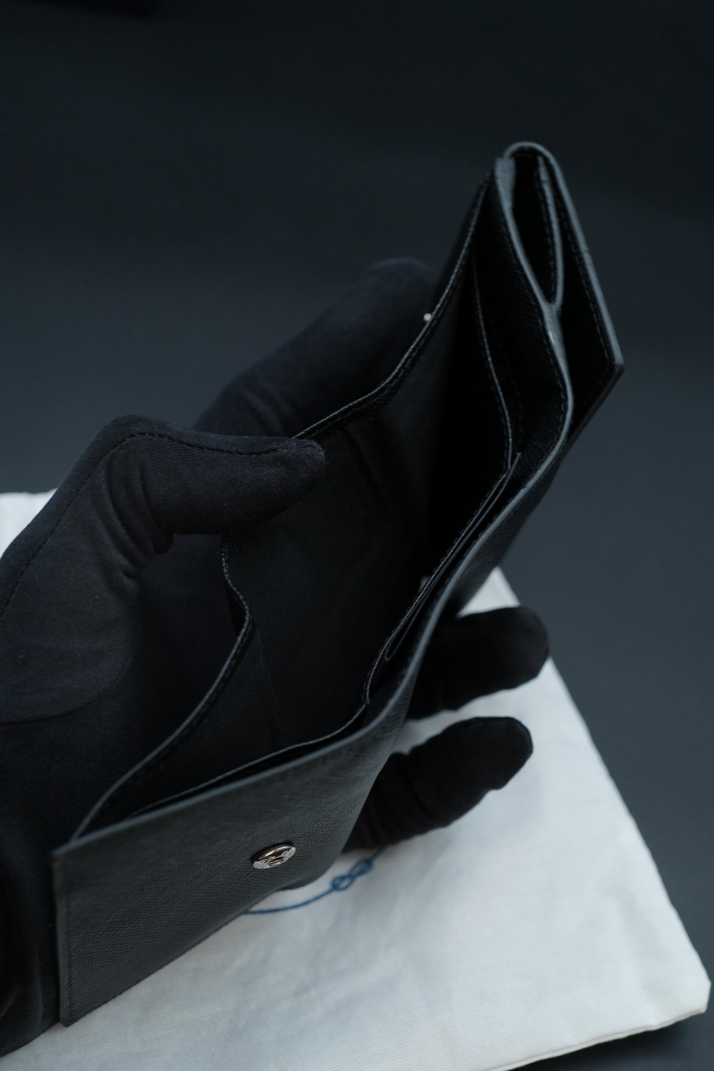 Prada Black Wallet 