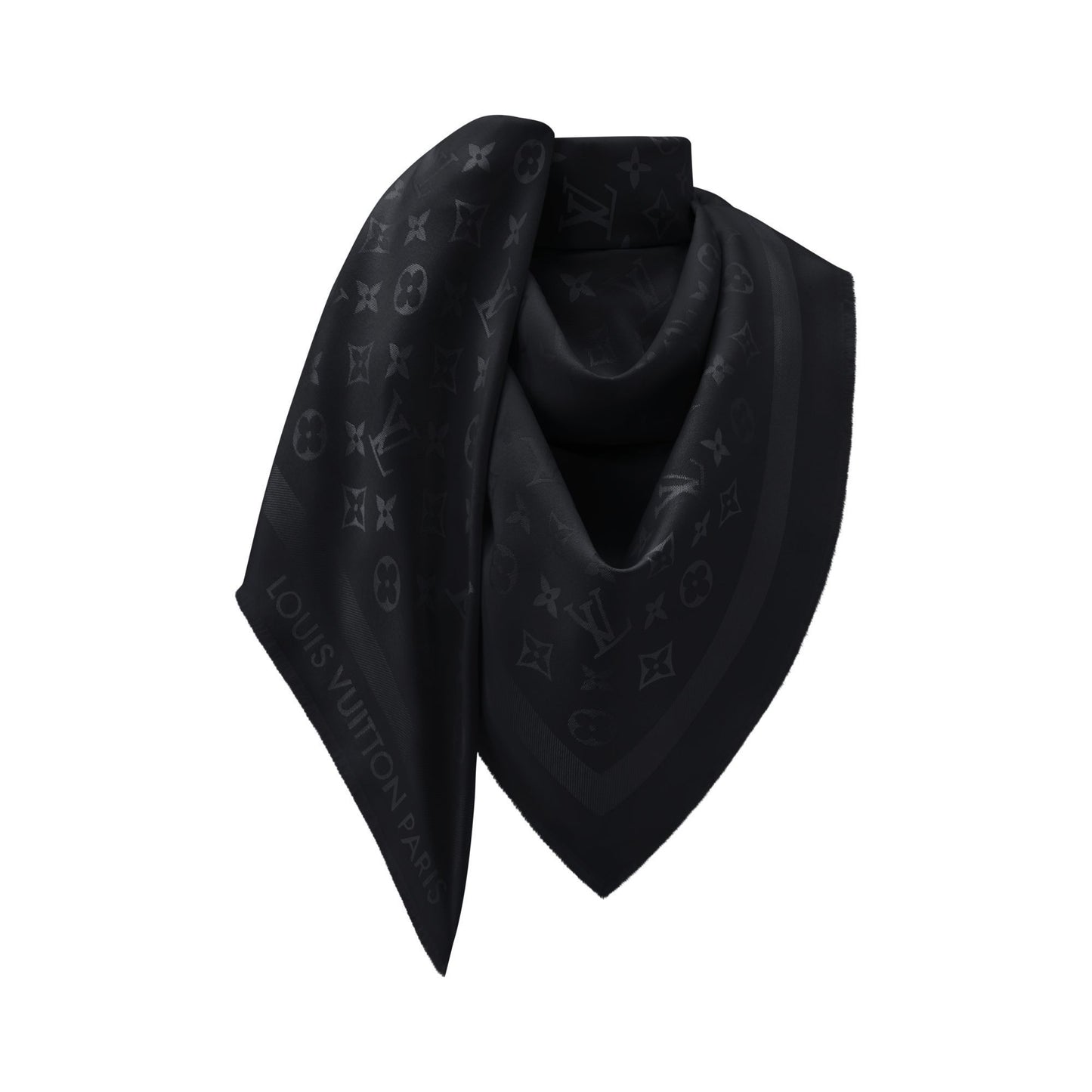 Louis Vuitton Scialle Monogram Classic Nero