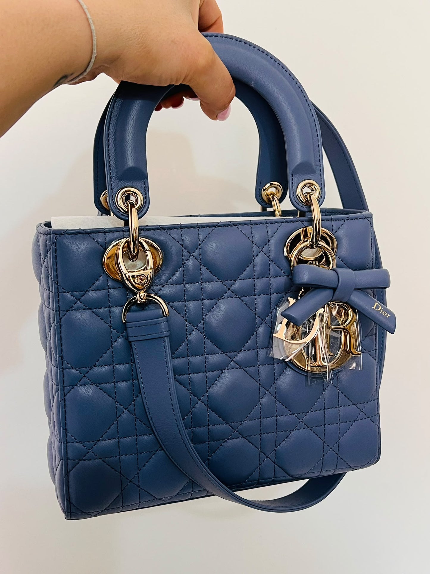 Dior Lady Dior Small Blue
