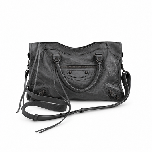 Balenciaga city grigio scuro