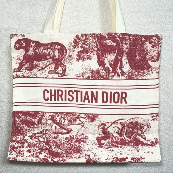 Dioriviera borsa Tote bianca e rossa